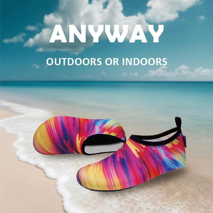 Socks Water Shoes for Women Men Aqua Socks Swim Beach Pool River Slip-On Barefoot Quick-Dry Vacation Cruise Essentials Accessories for Yoga Kayak Sports with Slip-On Design and Quick-Dry Technology