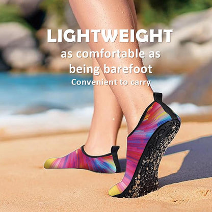 Socks Water Shoes for Women Men Aqua Socks Swim Beach Pool River Slip-On Barefoot Quick-Dry Vacation Cruise Essentials Accessories for Yoga Kayak Sports with Slip-On Design and Quick-Dry Technology