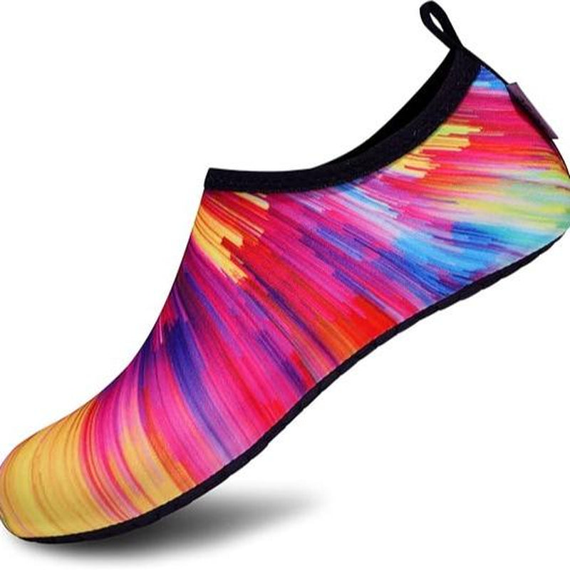 Socks Water Shoes for Women Men Aqua Socks Swim Beach Pool River Slip-On Barefoot Quick-Dry Vacation Cruise Essentials Accessories for Yoga Kayak Sports with Slip-On Design and Quick-Dry Technology
